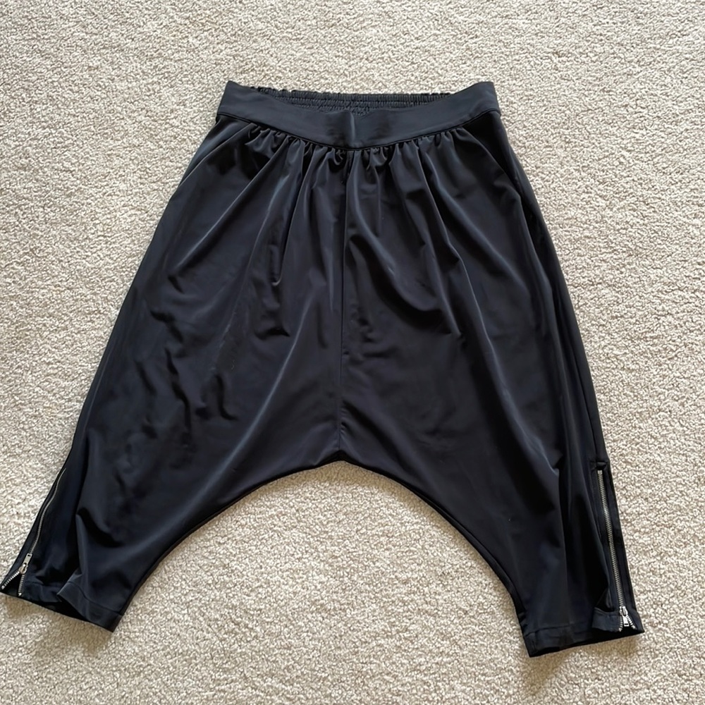 Forever 21 funky stretchy black palazzo pants size Large